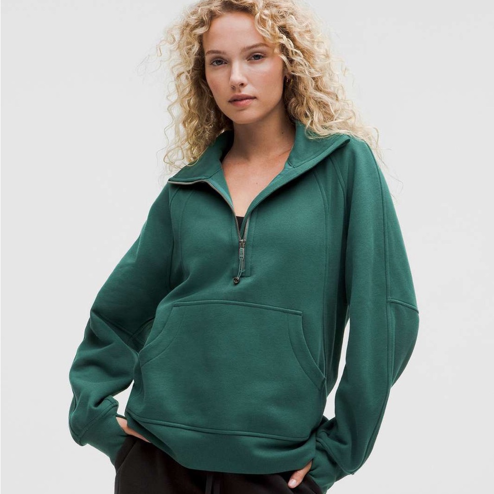 Lululemon Scuba Oversized Funnel-Neck Half Zip